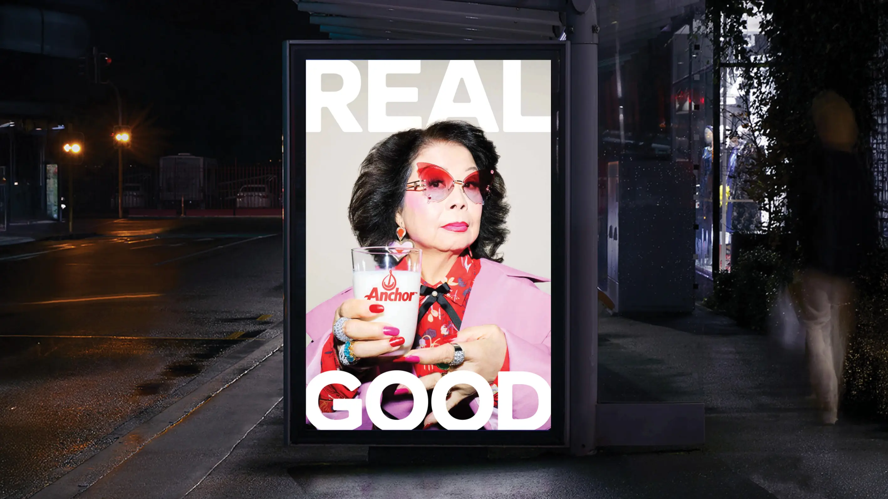 Anchor Real Milk Real Good OOH4